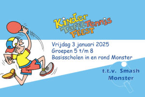 Kindertafeltennisfeest Smash 2025